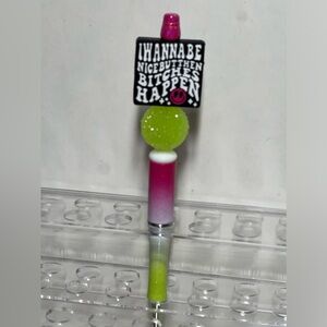 Beadable pen